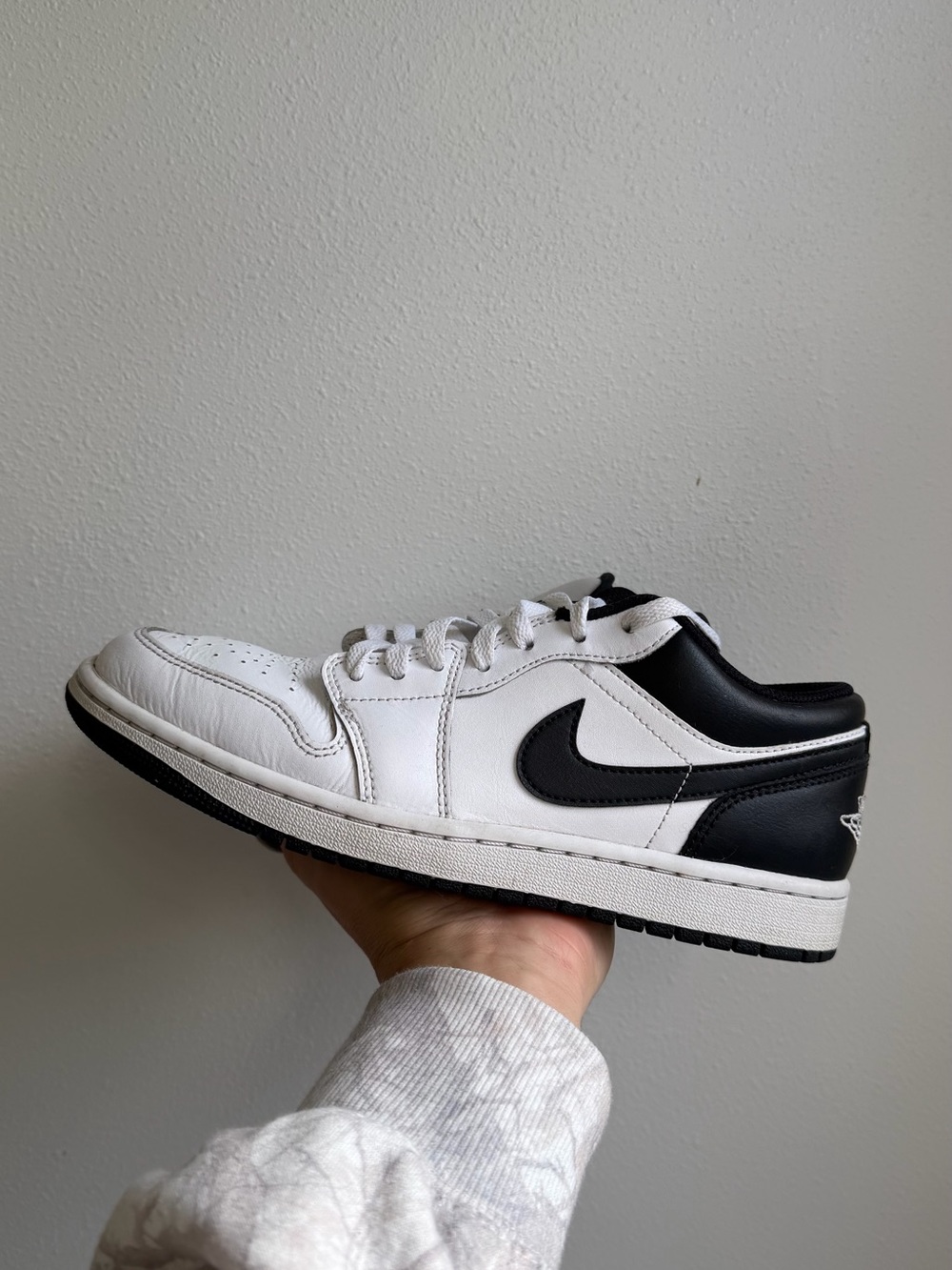 Nike Air Jordan 1 Low Reverse Panda White Black Men’s shoes 553558-132